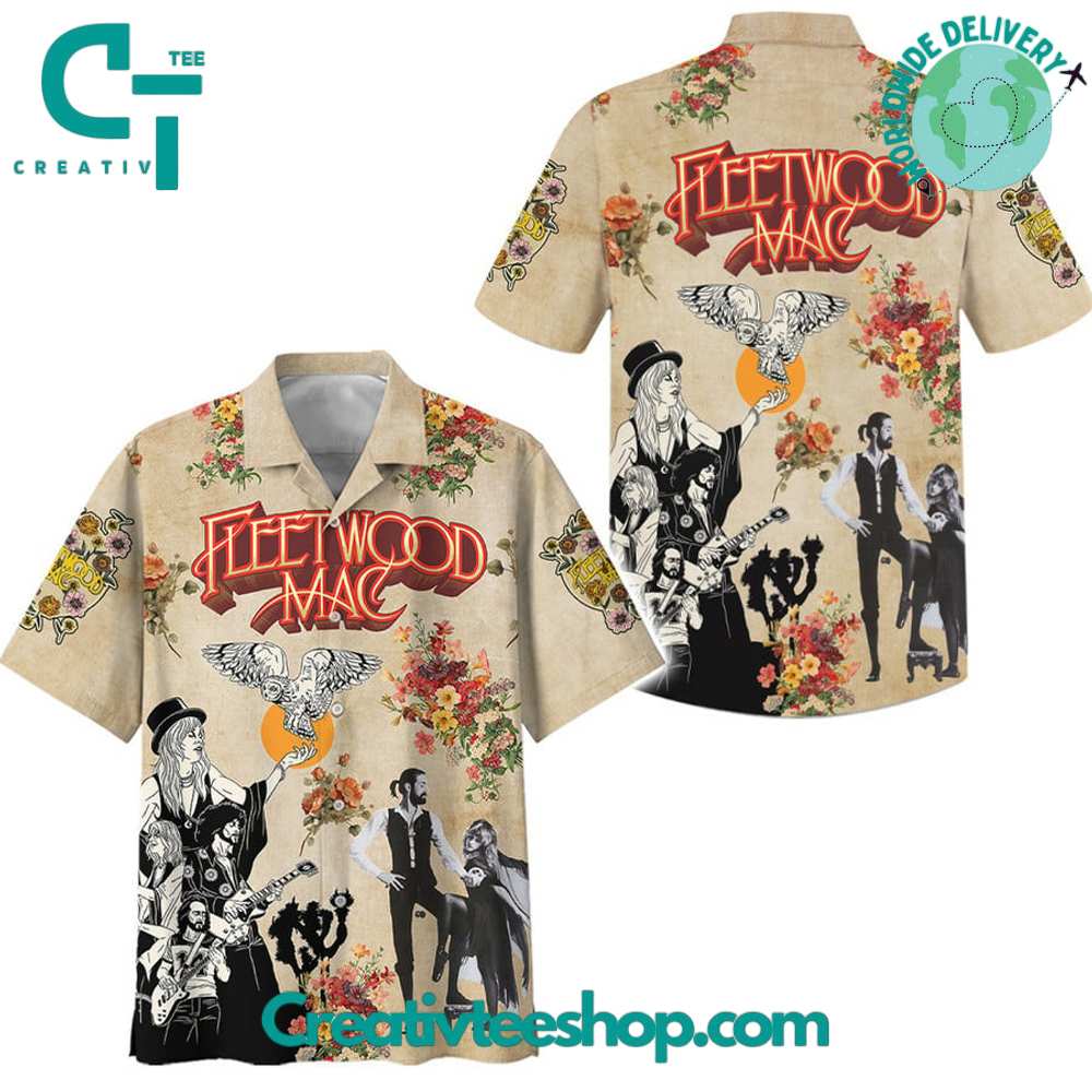 Fleetwood Mac Rock Band Hawaiian Shirt
