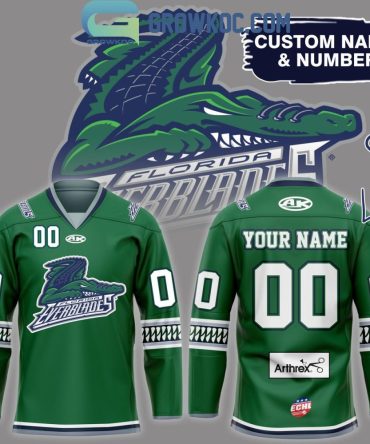 Florida Everblades Home Personalized 2024 Hockey Jersey