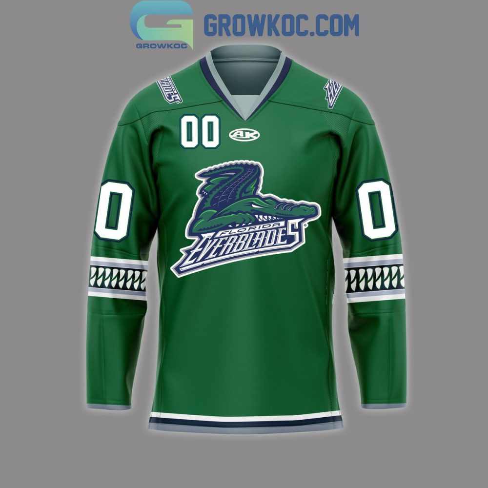 Florida Everblades Home Personalized 2024 Hockey Jersey - Image 2