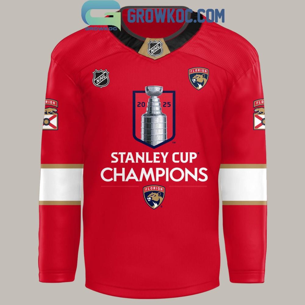 Florida Panthers Champion Nhl Stanley Cup Hockey Jersey - Image 2