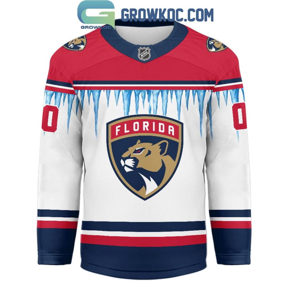 Florida Panthers Christmas Tree Custom Hockey Jersey - Image 2