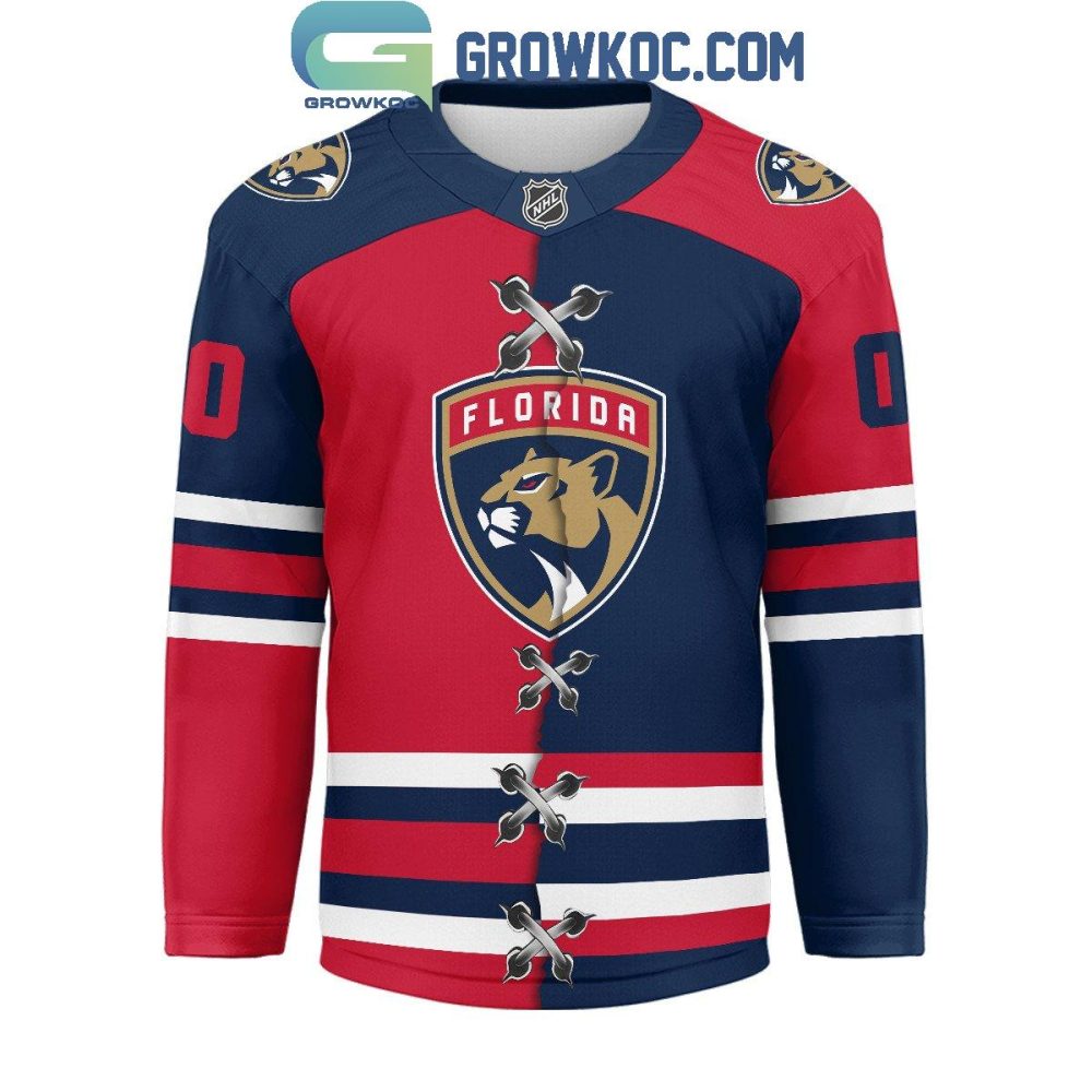 Florida Panthers Mix Home Away Hockey Jersey - Image 2