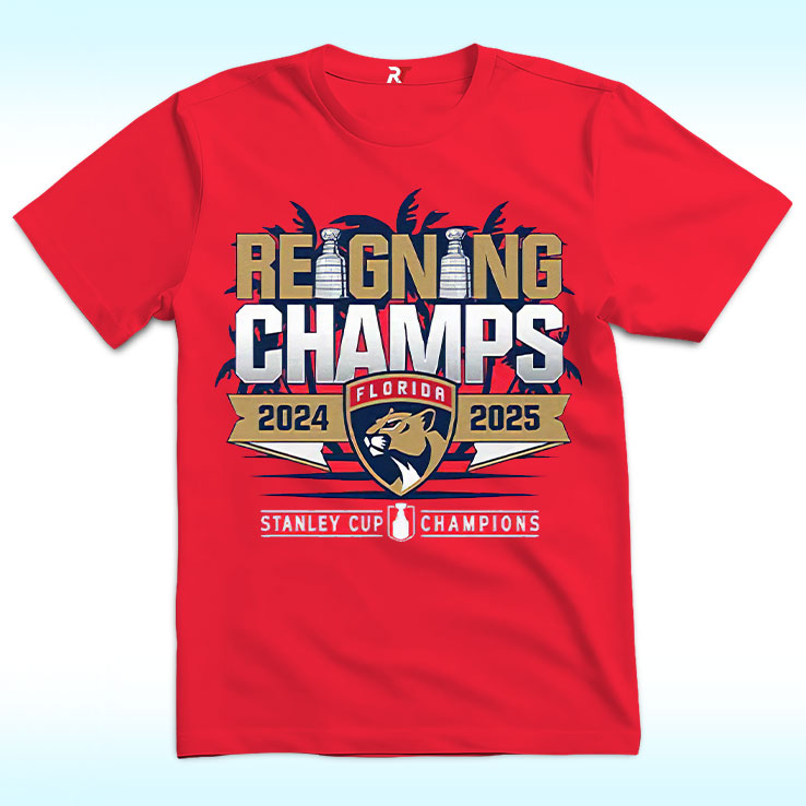 Florida Panthers Reigning Champs Back-To-Back Stanley Cup Champions 2024-2025 Shirt