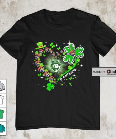 Florida Panthers St. Patrick'S Day Heart Shirt