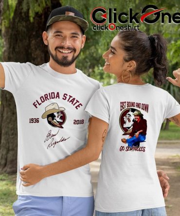 Florida State Seminoles X Burt Reynolds Est Bound And Down Two-Sided T-Shirt