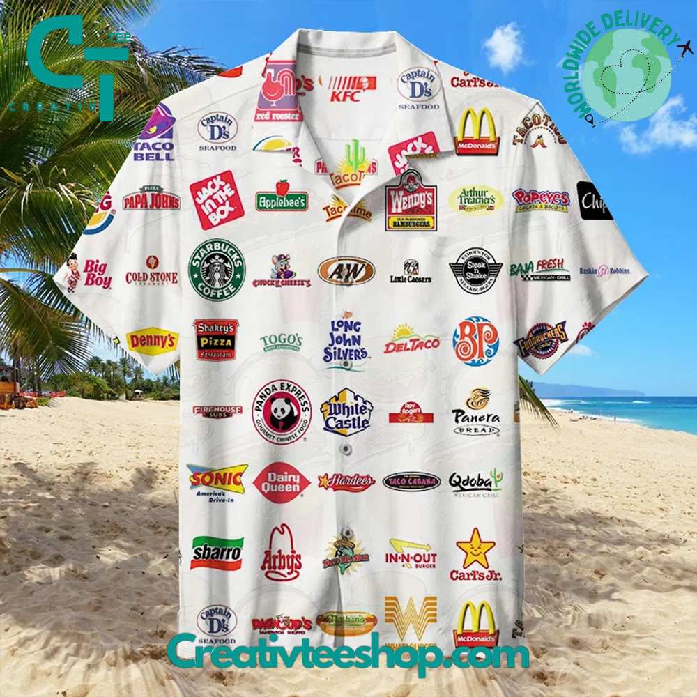 Food N Beverage Hawaiian Shirt