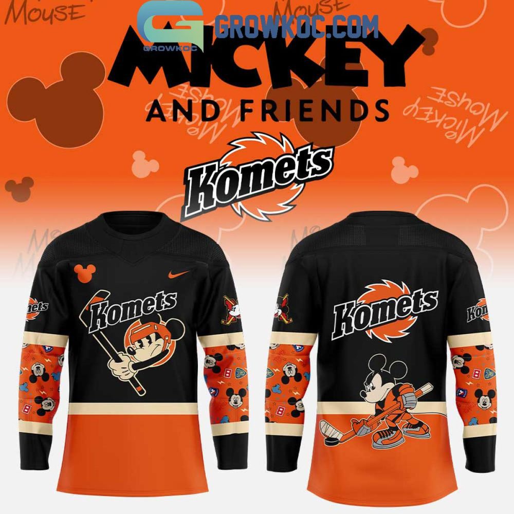Fort Wayne Komets Mickey And Friends Hockey Jersey