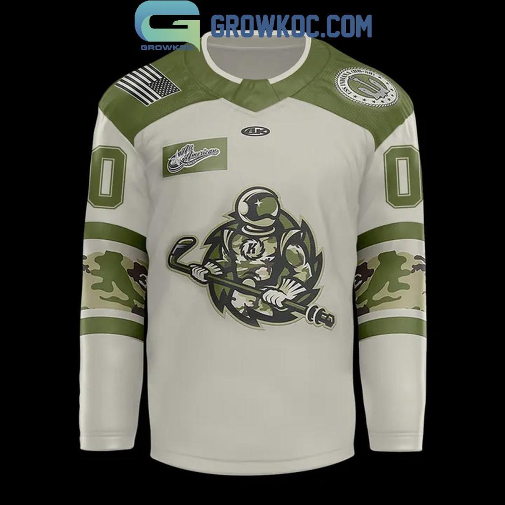 Fort Wayne Komets Military Appreciation Night Hockey Jersey - Image 2