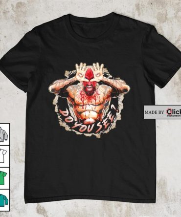 Franky The Mobster Do You See Eyes Hand Shirt