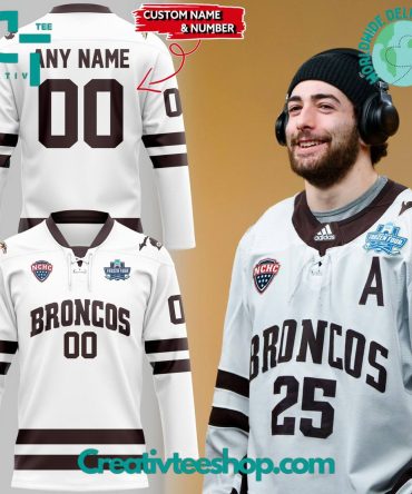 Western Michigan Broncos Frozen Four Special Hockey Jersey