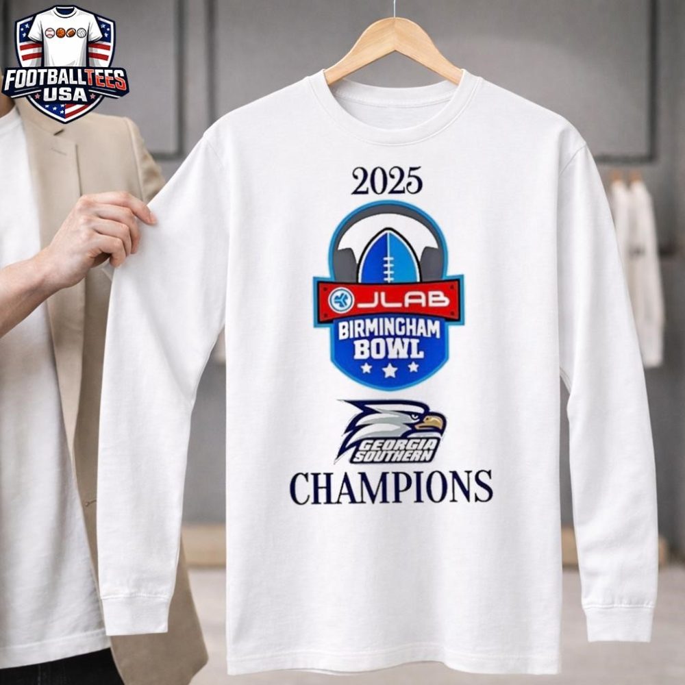 Georgia Southern Eagles 2025 Birmingham Bowl Champions Unisex Unisex Shirt - Image 3