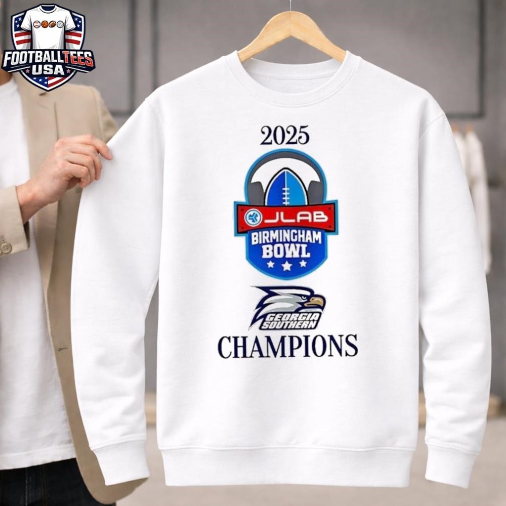 Georgia Southern Eagles 2025 Birmingham Bowl Champions Unisex Unisex Shirt - Image 4