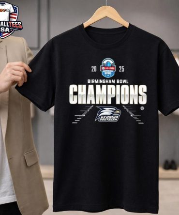 Georgia Southern Eagles Football Champions 2025 Jlab Birmingham Bowl Logo Unisex Shirt