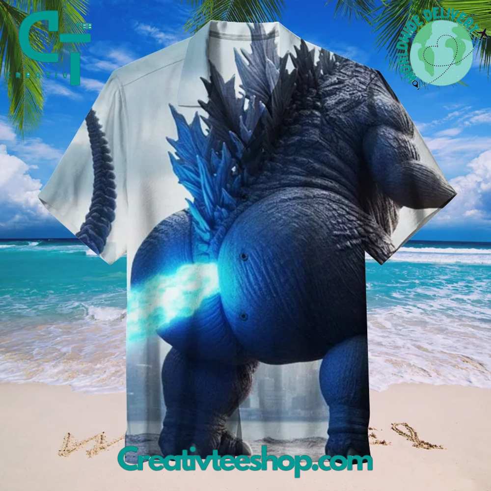 Godzilla Big Butt Unisex Hawaiian Shirt
