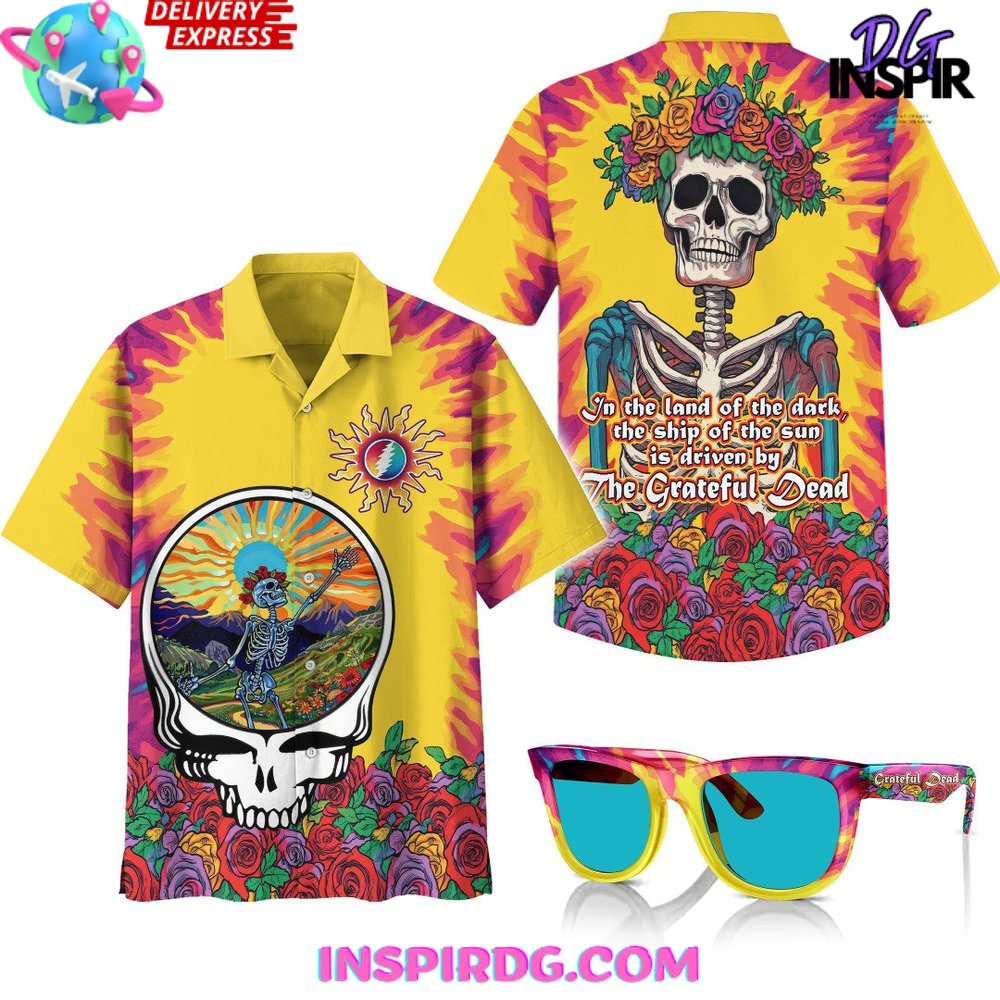 Grateful Dead Vibes Limited Hawaiian Shirt - Image 2