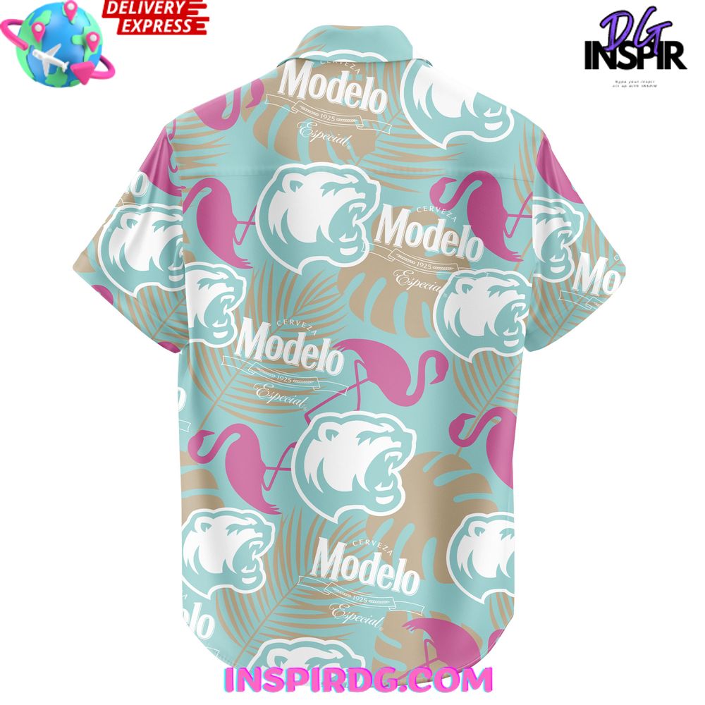 Hershey Bears Corona Modelo Special Hawaiian Shirt - Image 3
