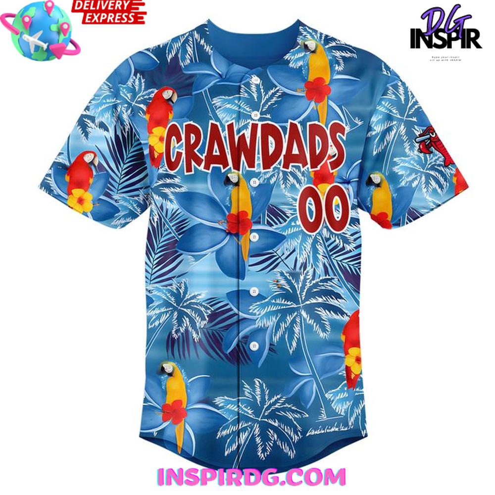 Hickory Crawdads Margaritaville Night 2025 Hawaiian Shirt - Image 2