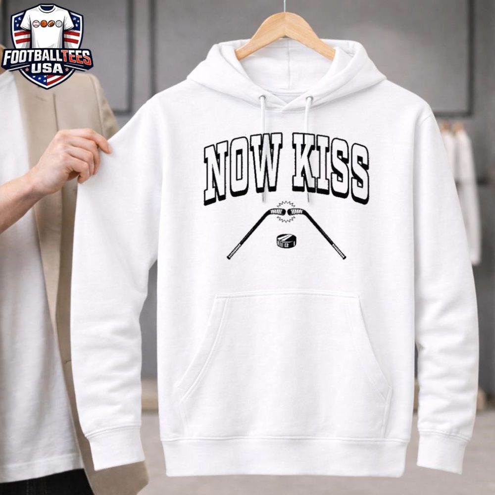 Hockey Now Kiss Unisex Shirt - Image 2