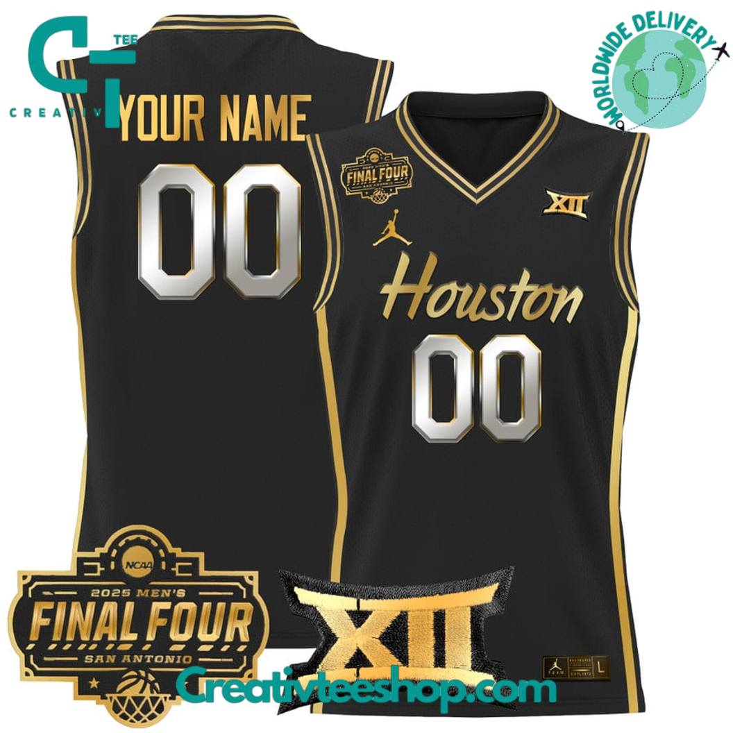 Houston Cougars 2025 Final Four Personalized Basketball Jersey - Image 5