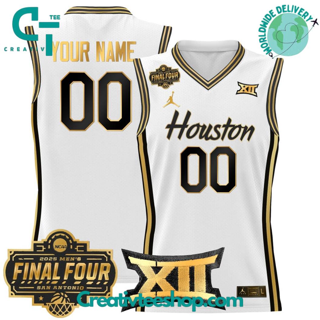 Houston Cougars 2025 Final Four Personalized Basketball Jersey - Image 6
