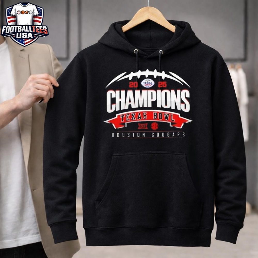 Houston Cougars 2025 Texas Bowl Champions Cfp Unisex Shirt - Image 3