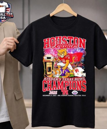 Houston Cougars Beat Lsu 2025 Kinder'S Texas Bowl Champions Mascot Unisex Shirt