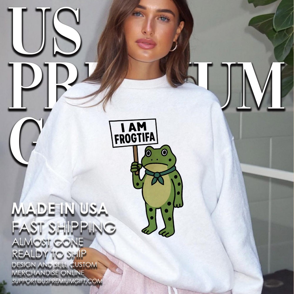I Am Frogtifa Frog Shirt - Image 5