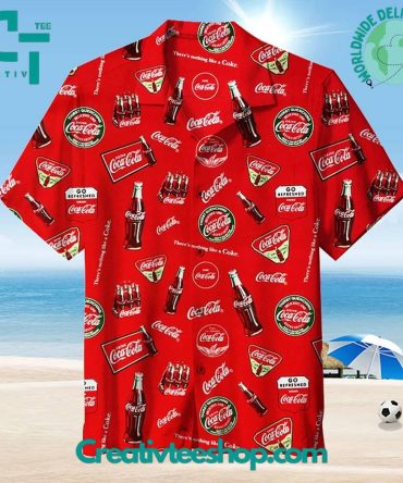 Coca Cola Red Hawaiian Shirt