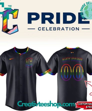Cleveland Guardians Celebrate Pride Month Personalized Baseball Jersey