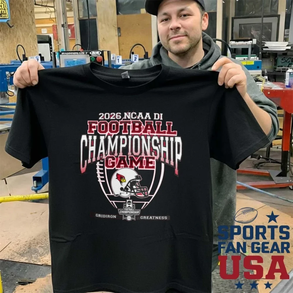 Illinois State Redbirds 2026 Ncaa Di Football Championship Game Shirt