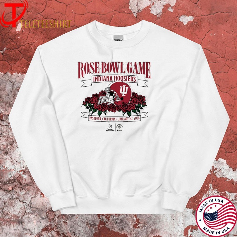 Indiana Hoosiers 2025 Rose Bowl Game Pasadena California 2026 College Football Playoff T-Shirts - Image 4