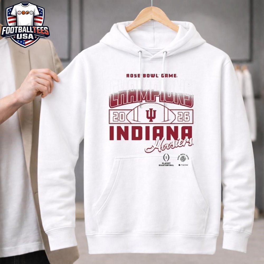 Indiana Hoosiers 2026 Rose Bowl Game Champions Logo Unisex Unisex Shirt - Image 2