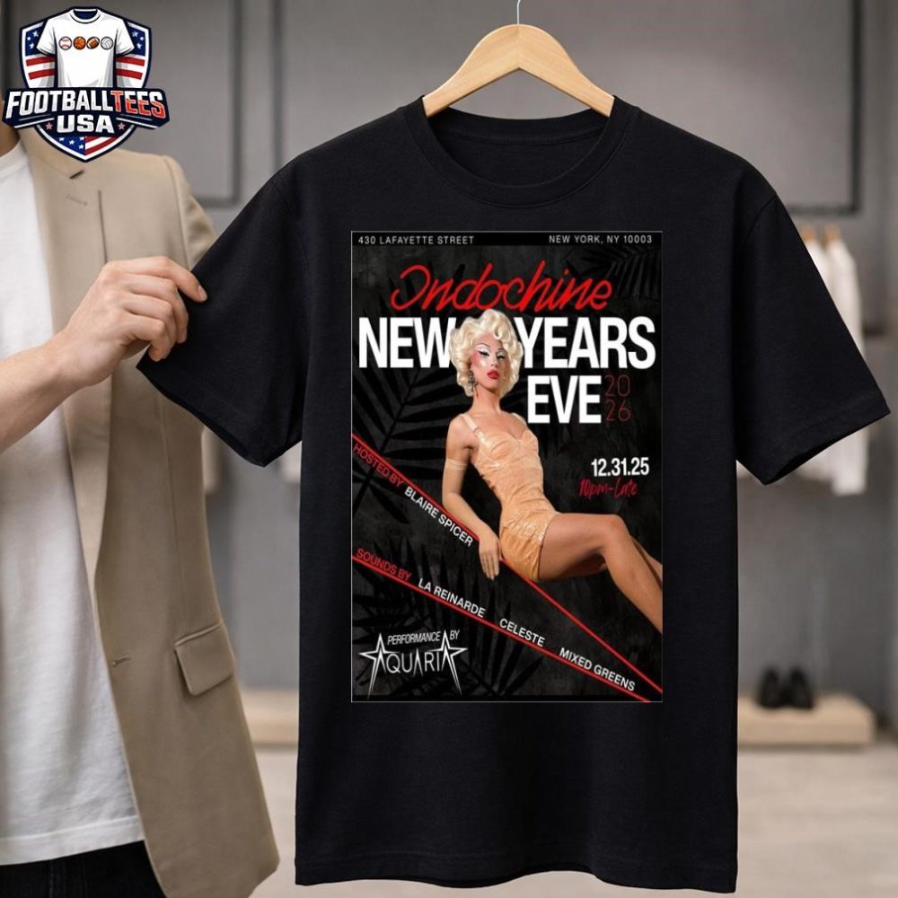Indochine New Years Eve Aquaria New York Ny Dec 31 2025 Poster Unisex Shirt