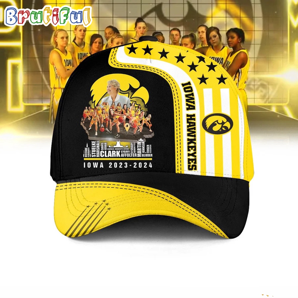 Iowa Hawkeyes 2024 Ncaa Women'S Basketball Champions Baseball Cap