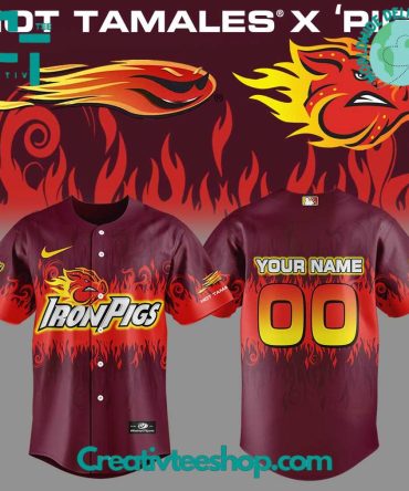 Lehigh Valley Ironpigs X Hot Tamales Custom Jersey