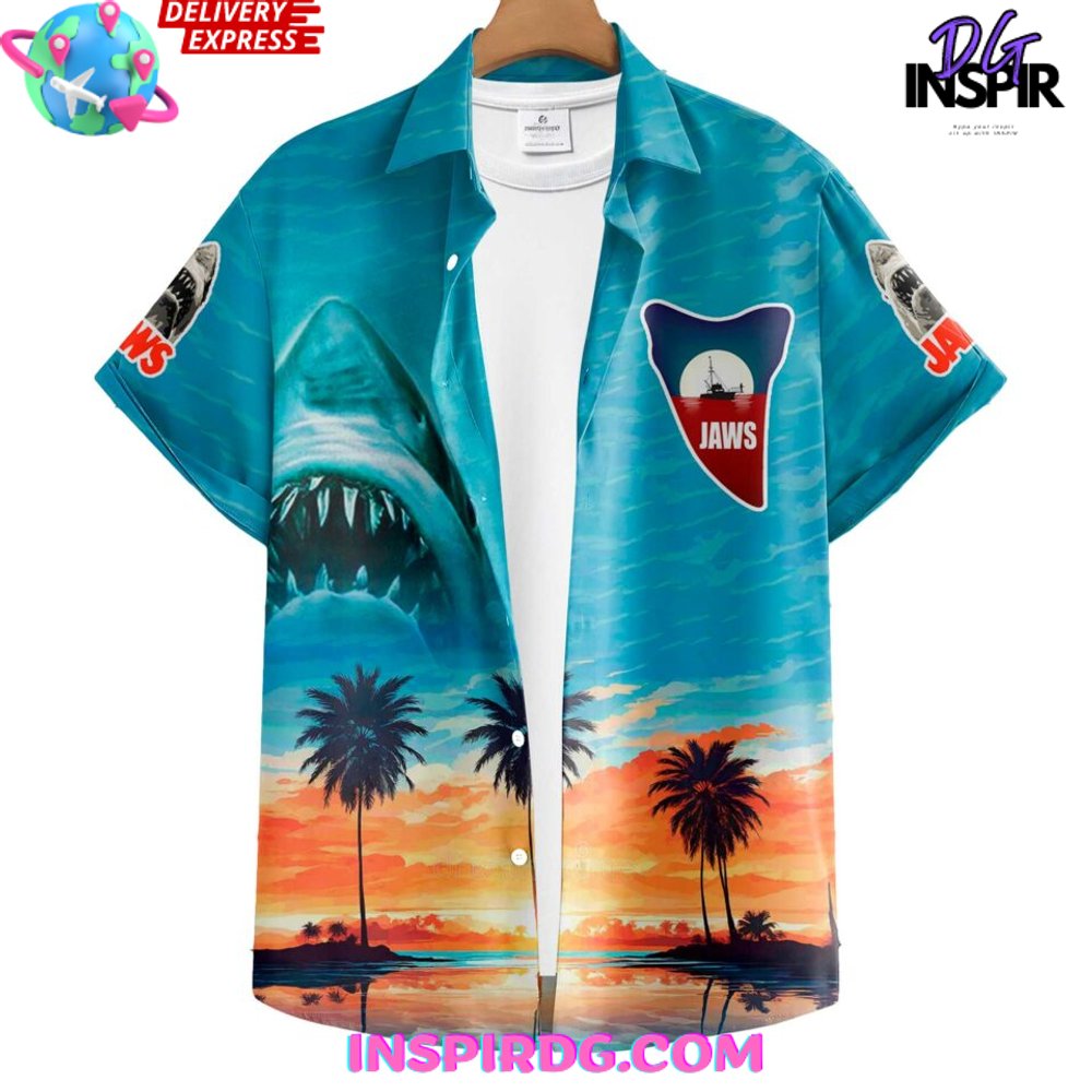 Jaws Summer 2025 Hawaiian Shirt - Image 2