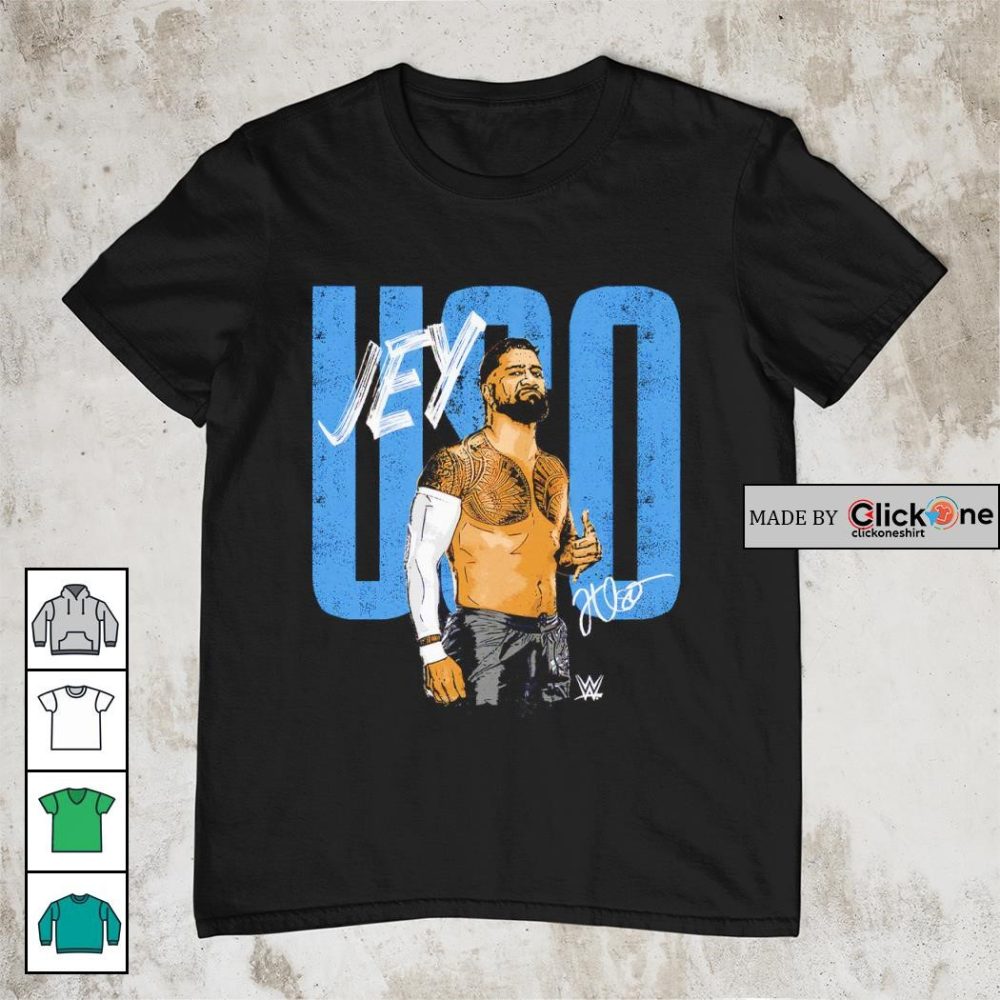 Jey Uso Wwe Pose Signature Retro Shirt