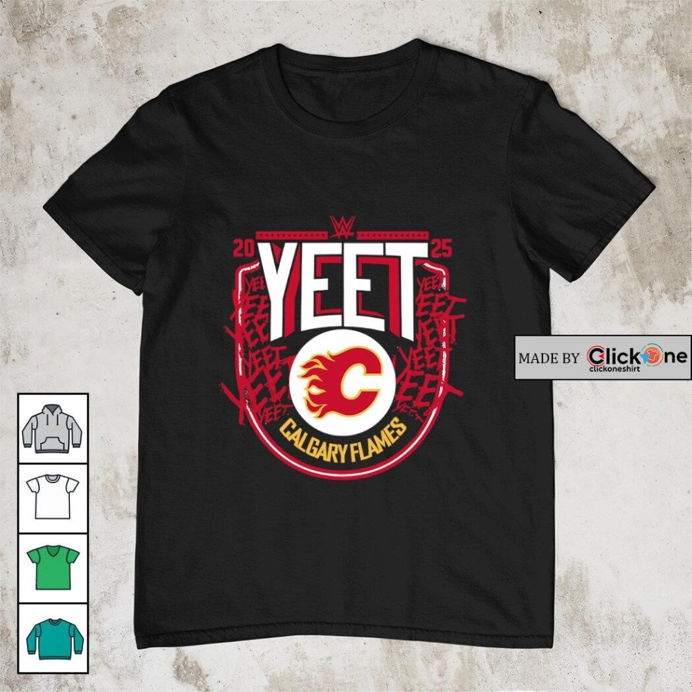 Jey Uso Yeet Calgary Flames Nhl 2025 Shirt