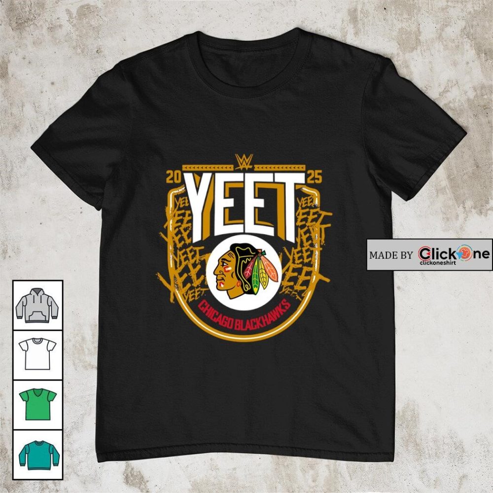 Jey Uso Yeet Chicago Blackhawks Nhl 2025 Shirt