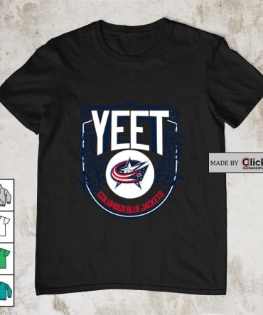 Jey Uso Yeet Columbus Blue Jackets Nhl 2025 Shirt