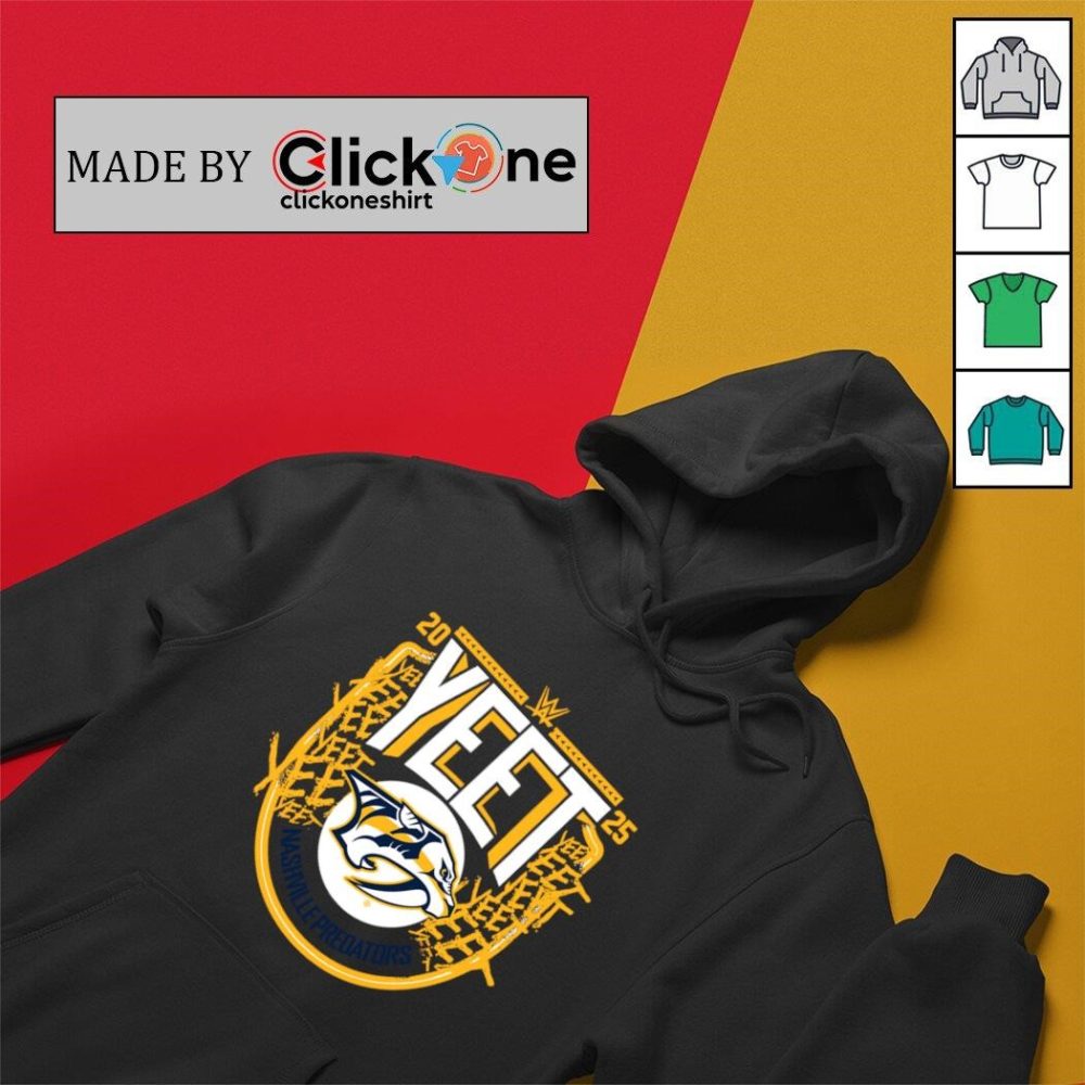Jey Uso Yeet Nashville Predators Nhl 2025 Shirt - Image 2