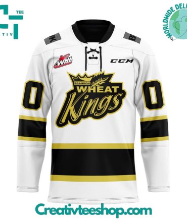 Whl Brandon Wheat Kings Away Hockey Jersey