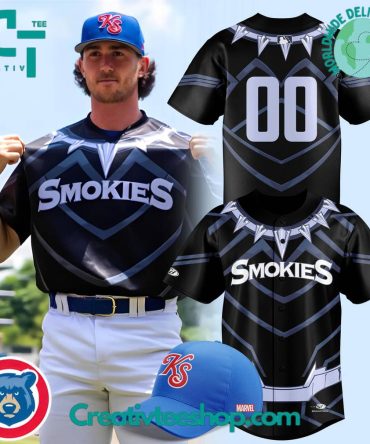 Knoxville Smokies Marvel Super Hero Night Special Design Baseball Jersey