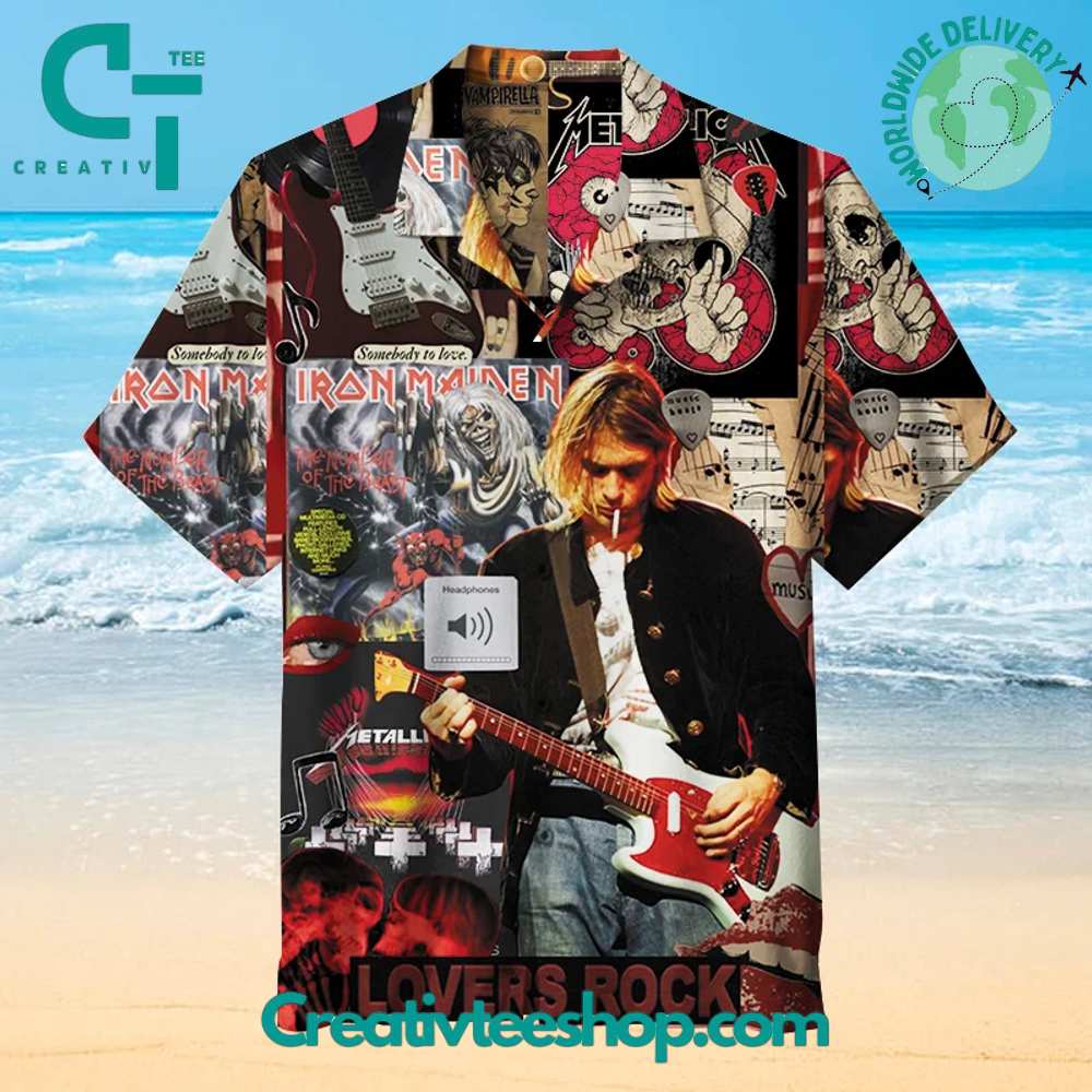 Kurt Donald Cobain Hawaiian Shirt