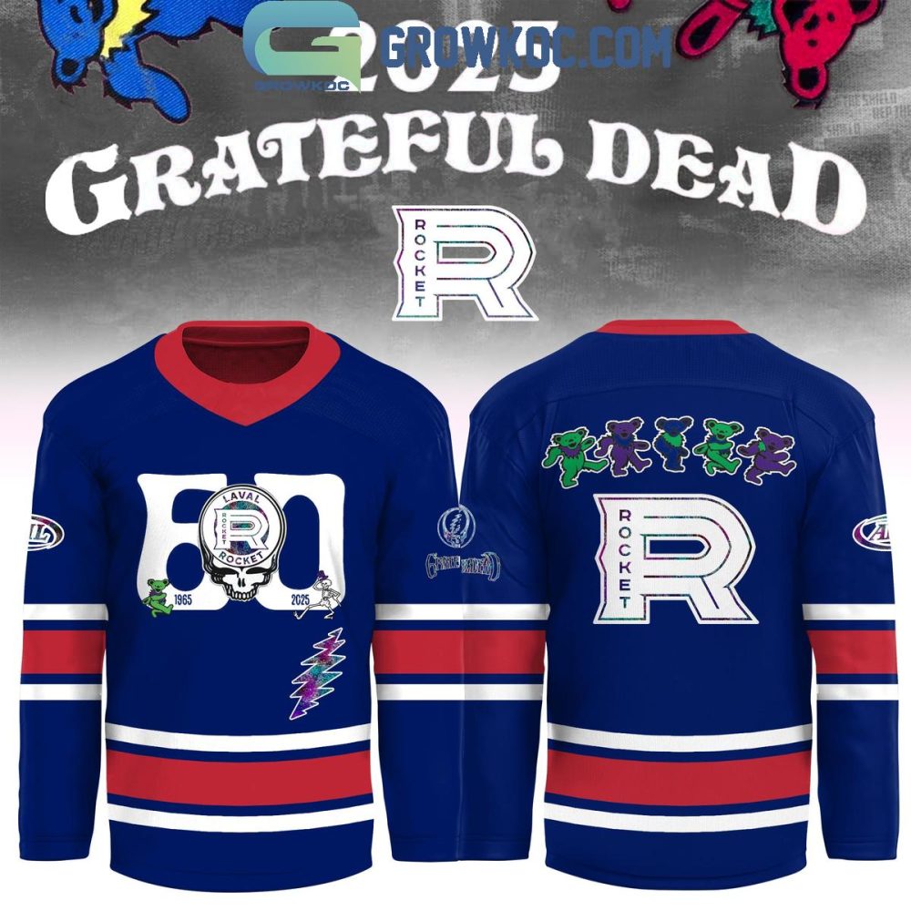 Laval Rocket X Grateful Dead 60 Years 2025 Hockey Jersey
