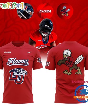 Liberty Flames Football 2024 Ncaa New Limited Red T Shirt