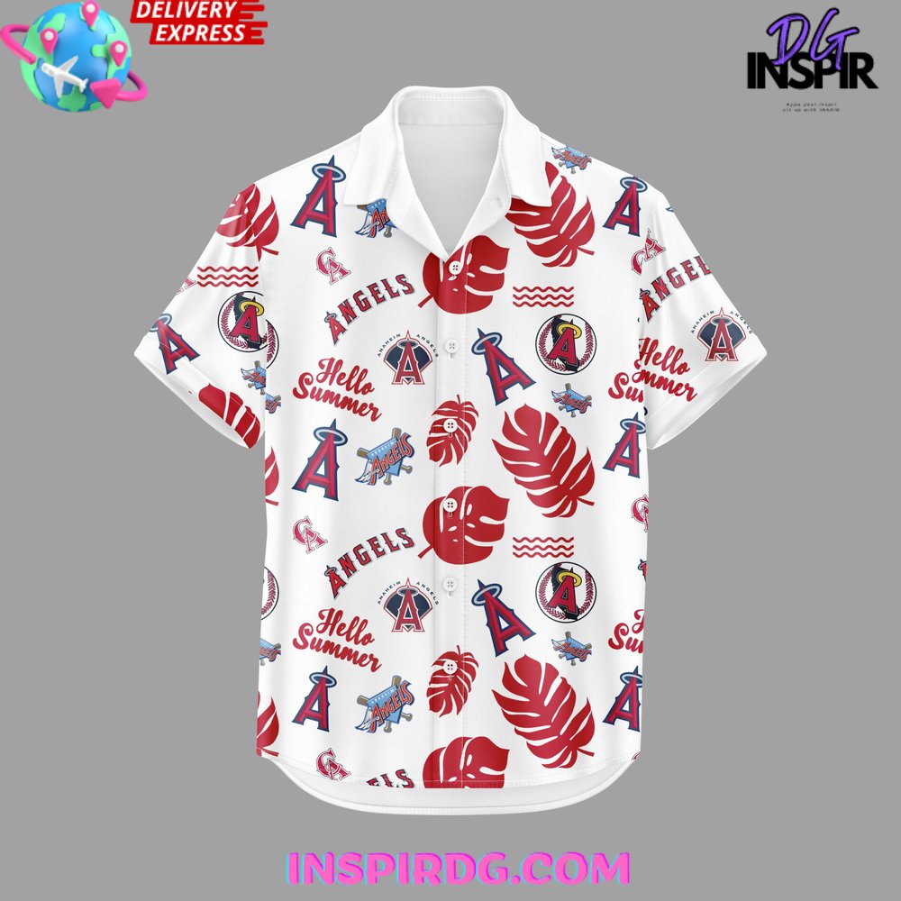 Los Angeles Angels Hello Summer 2024 Hawaiian Shirt - Image 2