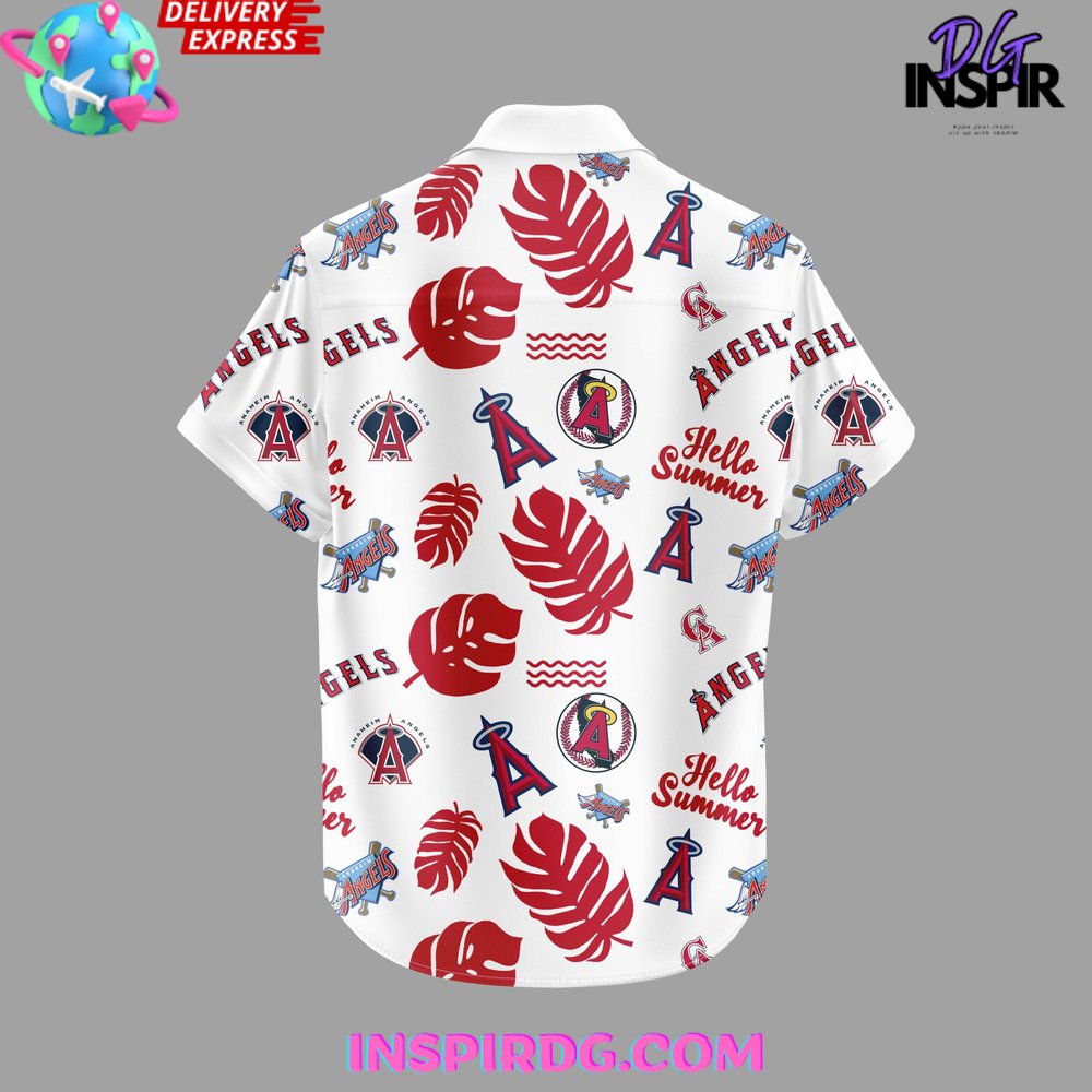 Los Angeles Angels Hello Summer 2024 Hawaiian Shirt - Image 3