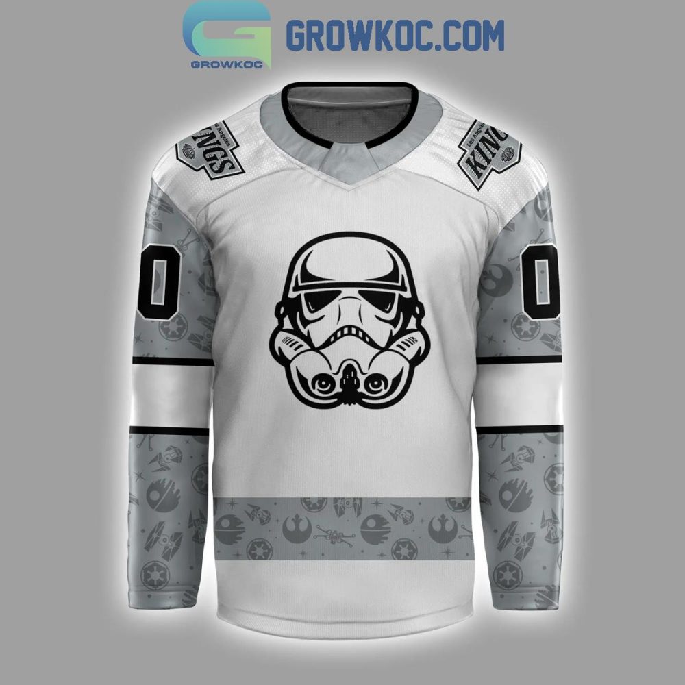 Los Angeles Kings 2024 Star Wars Night Personalized Hockey Jersey - Image 2