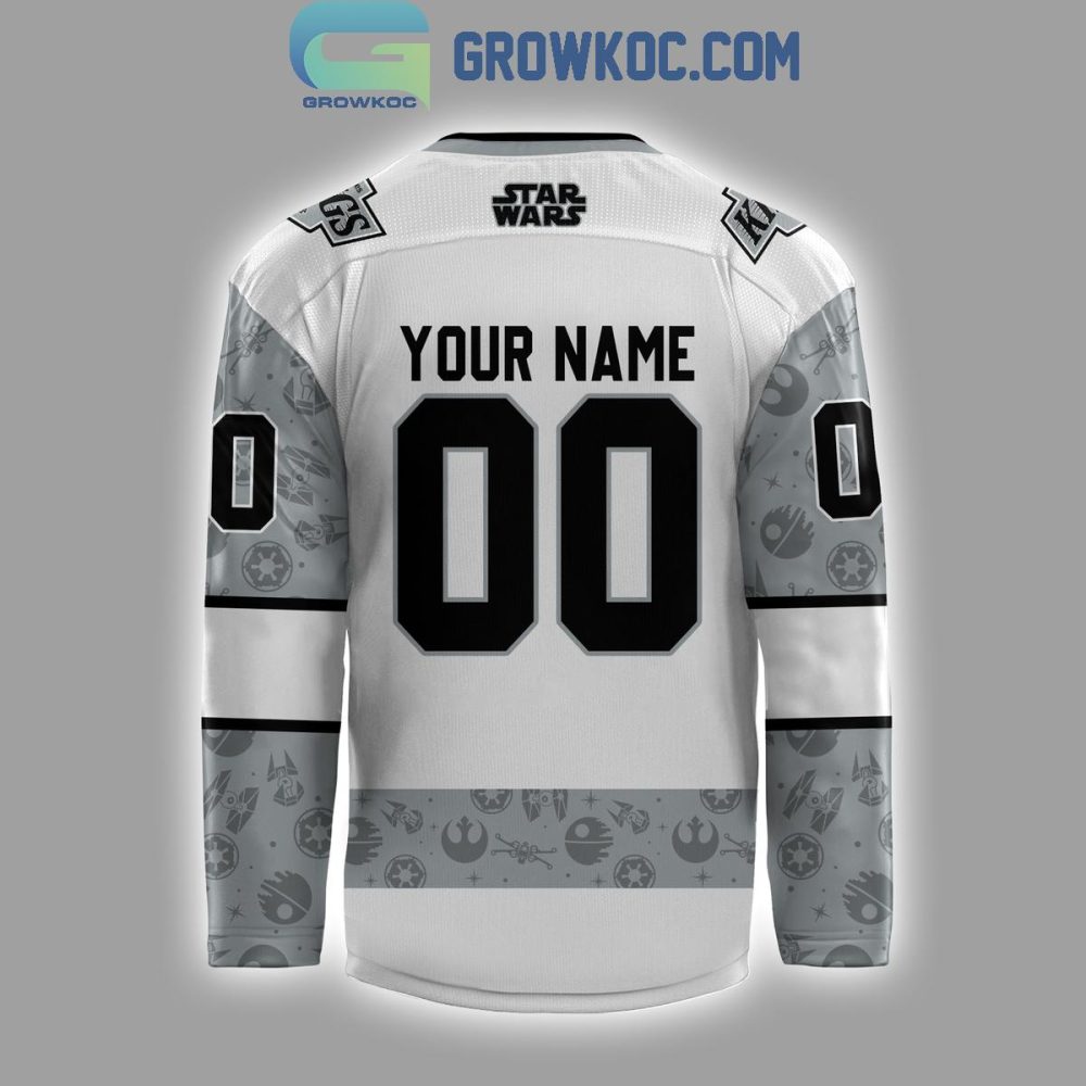 Los Angeles Kings 2024 Star Wars Night Personalized Hockey Jersey - Image 3